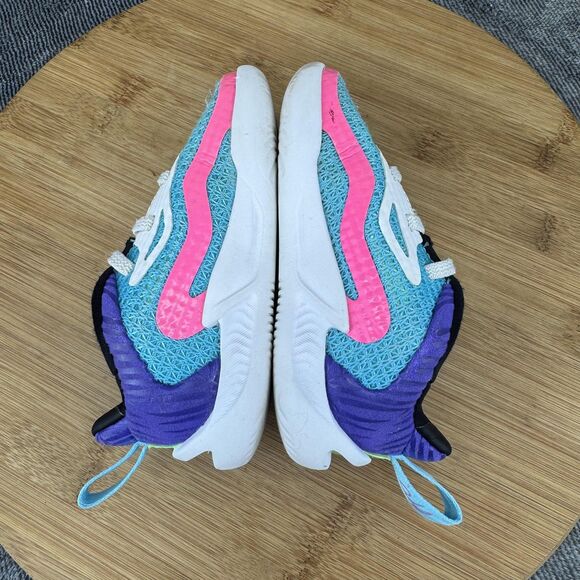 Jordan Tatum 2 Shoes Toddler Size 7C Blue Pink Purple Nike Sneakers FV0174-400 - Picture 5 of 8